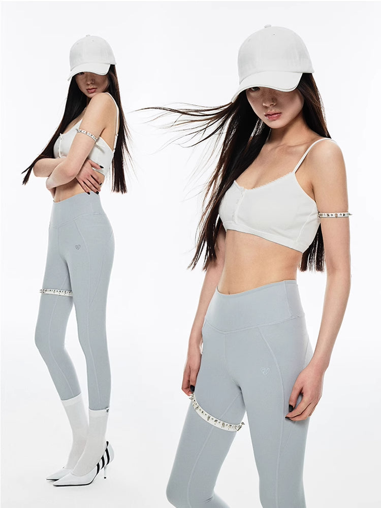 High waist cycling pants