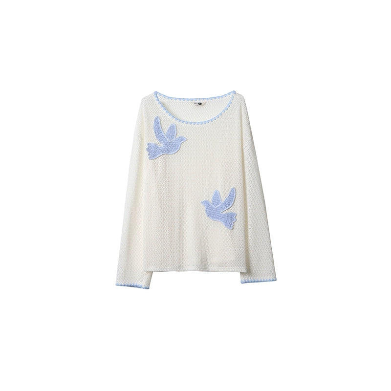 Original Embroidery Knitted T-Shirt