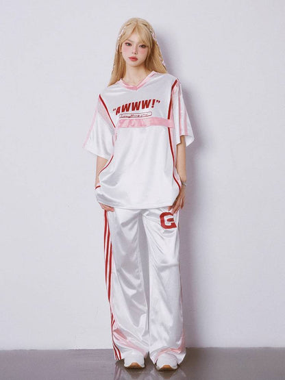 Oversized loose t-shirt and pants