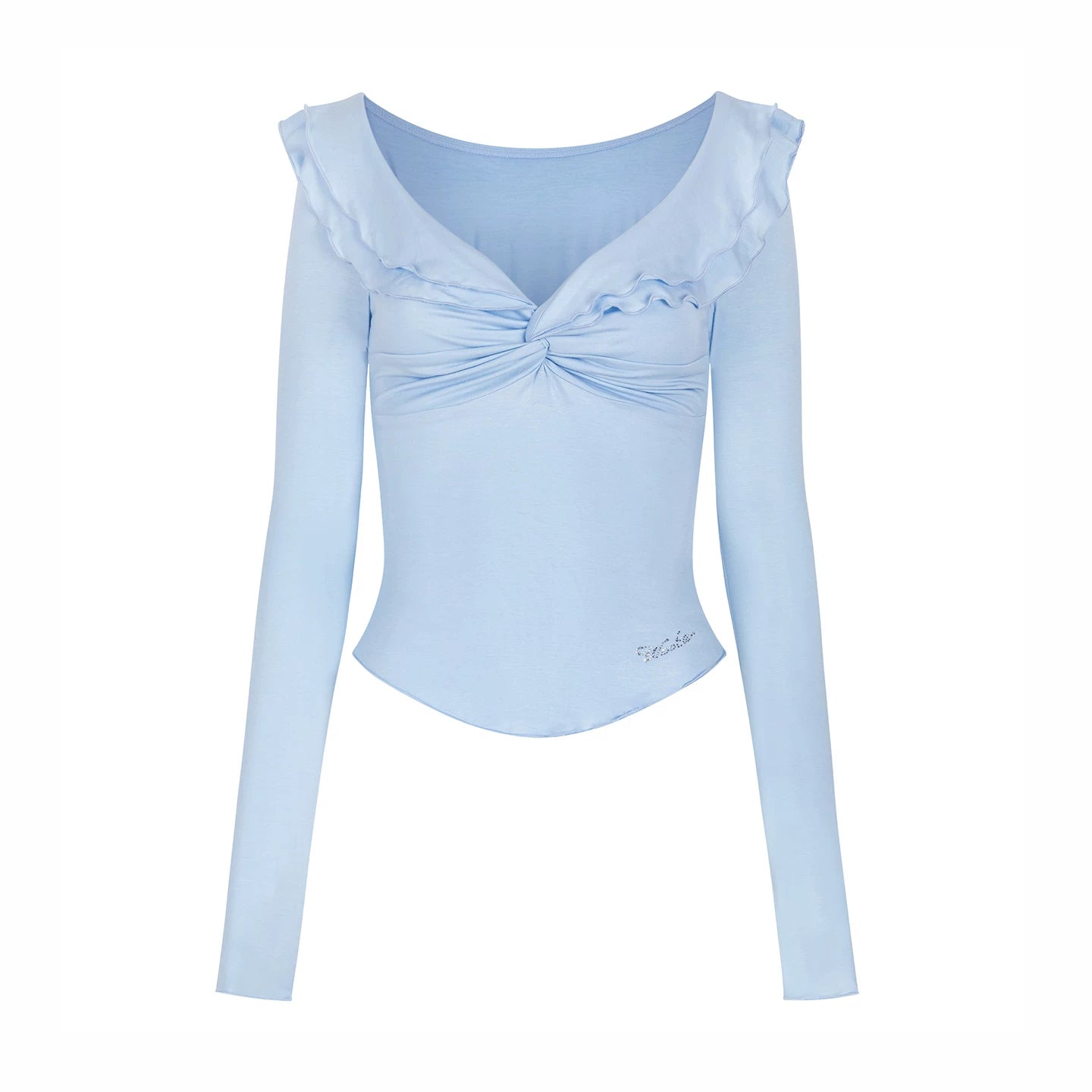 Ruffled One-Shoulder Top