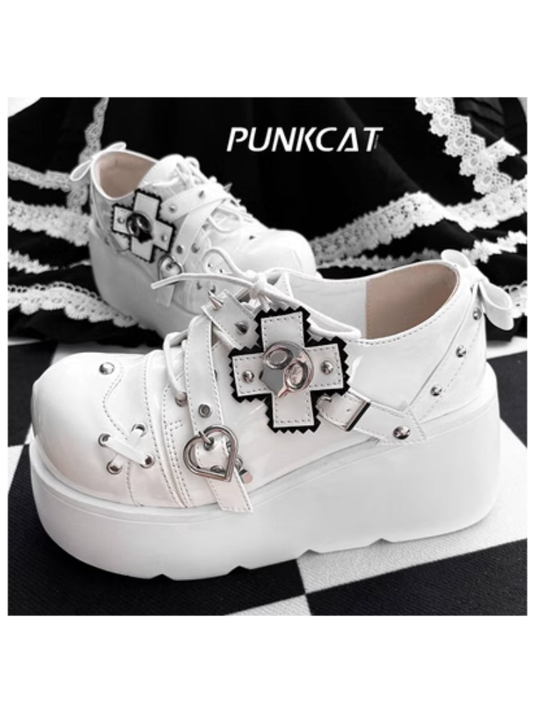 Hot girl original punk style platform shoes