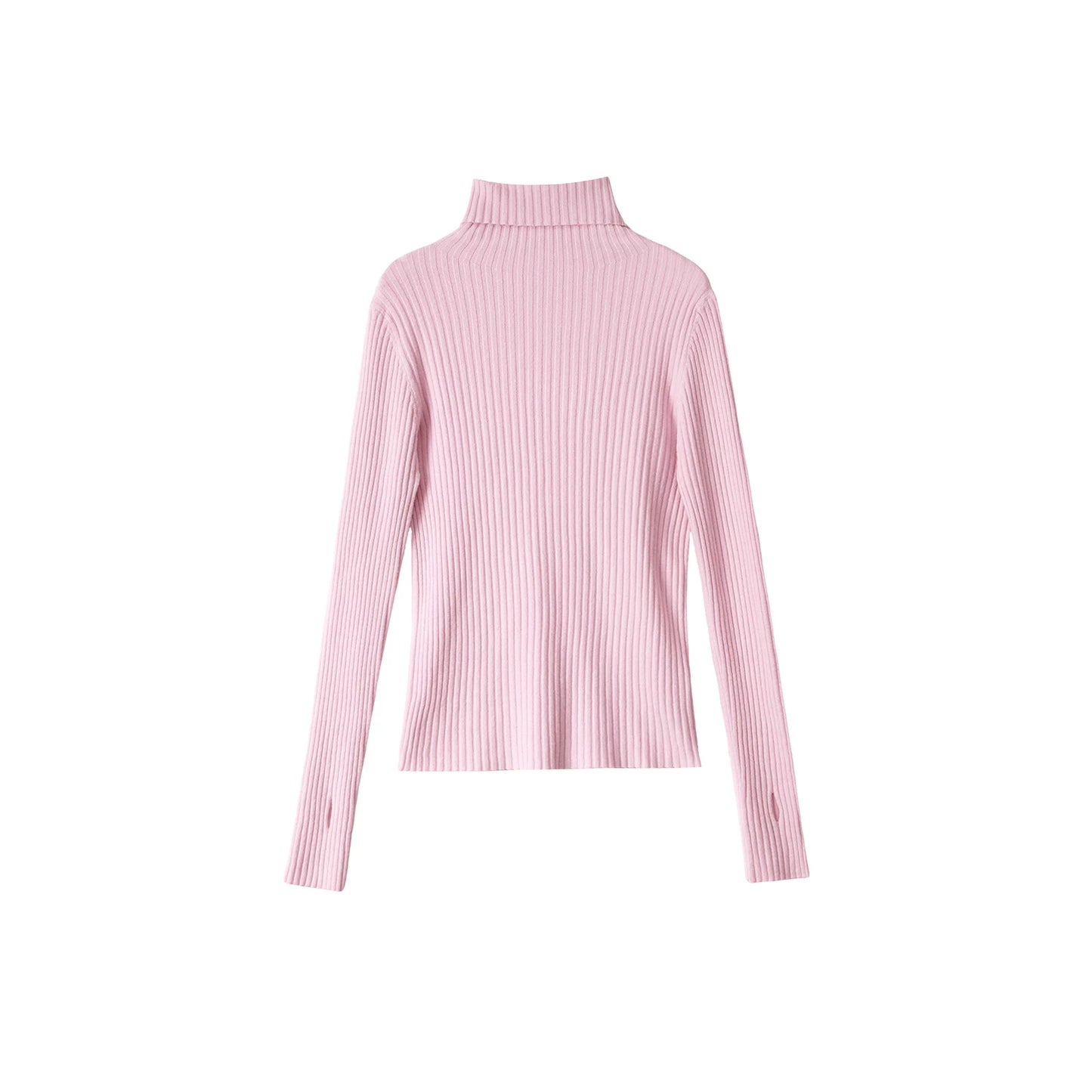Soft Cloud Ribbed Turtleneck Sweater