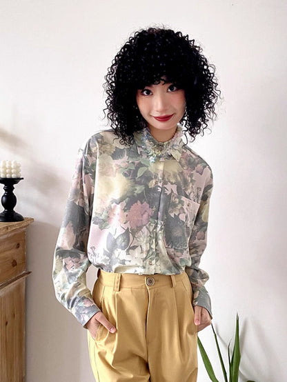 Artistic retro loose shirt