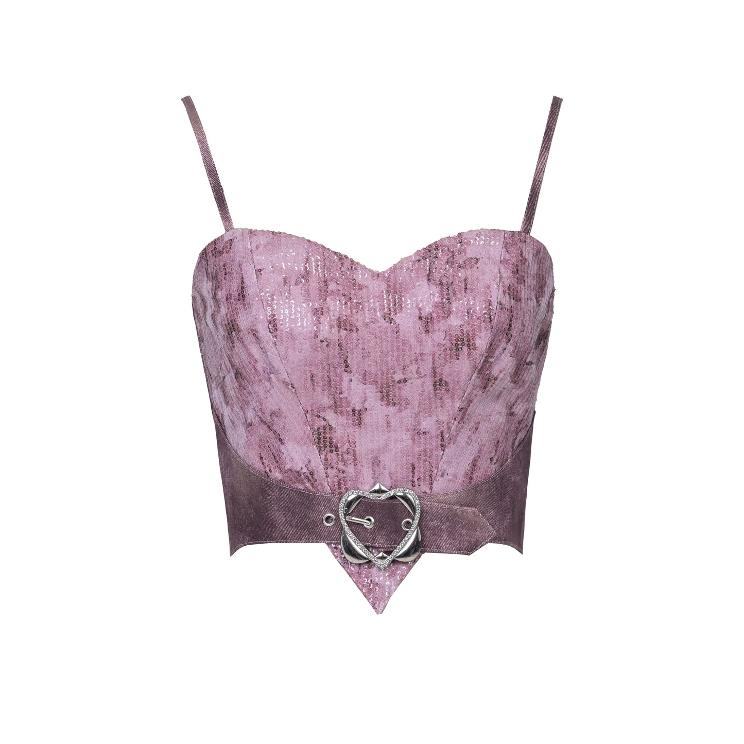 Puff Sleeve Two-Piece Suspender Set-Up