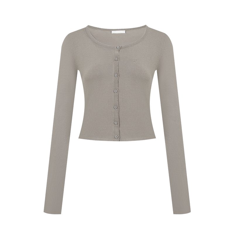 Soft Clouds Cotton Knitted Cardigan