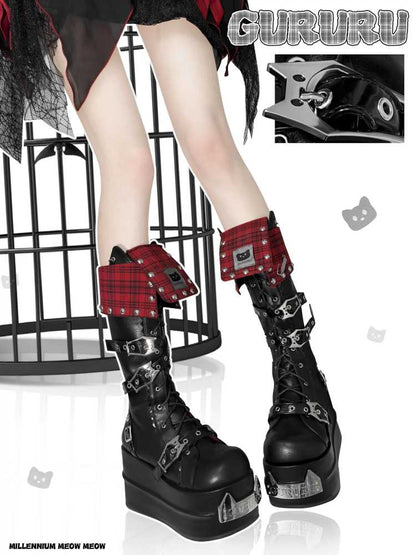 Platform night fashion boots