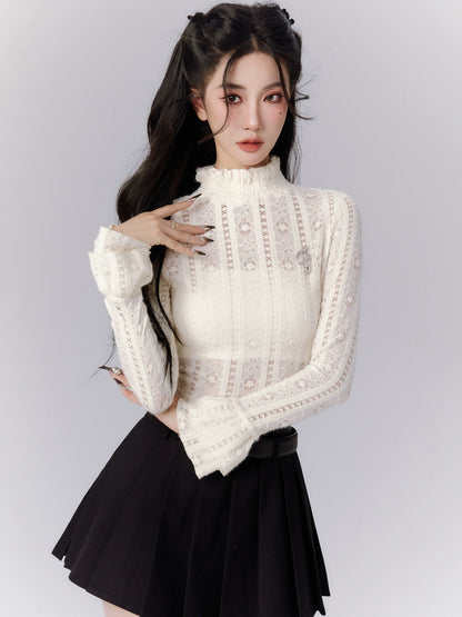 Lace Base Shirt T-Shirt