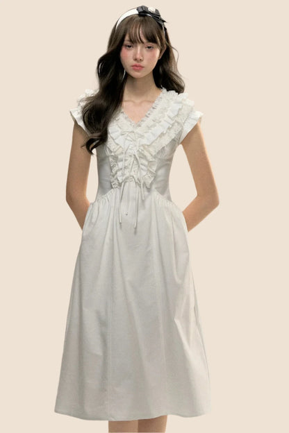 Afternoon Pearl Lace Dress