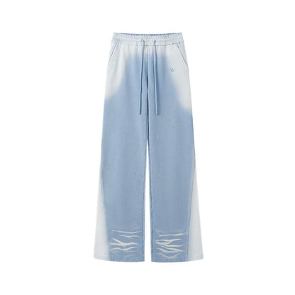 Ausgestellte Baumwollhose im Equestrian-Stil