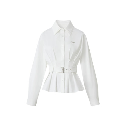 Double Lapel Long Sleeve Shirt