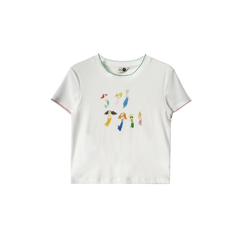 Mermaid Hand-Painted Tee