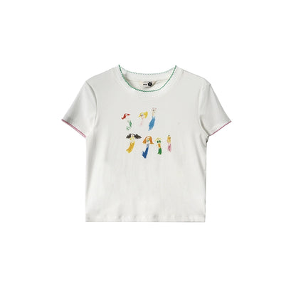 Mermaid Hand-Painted Tee