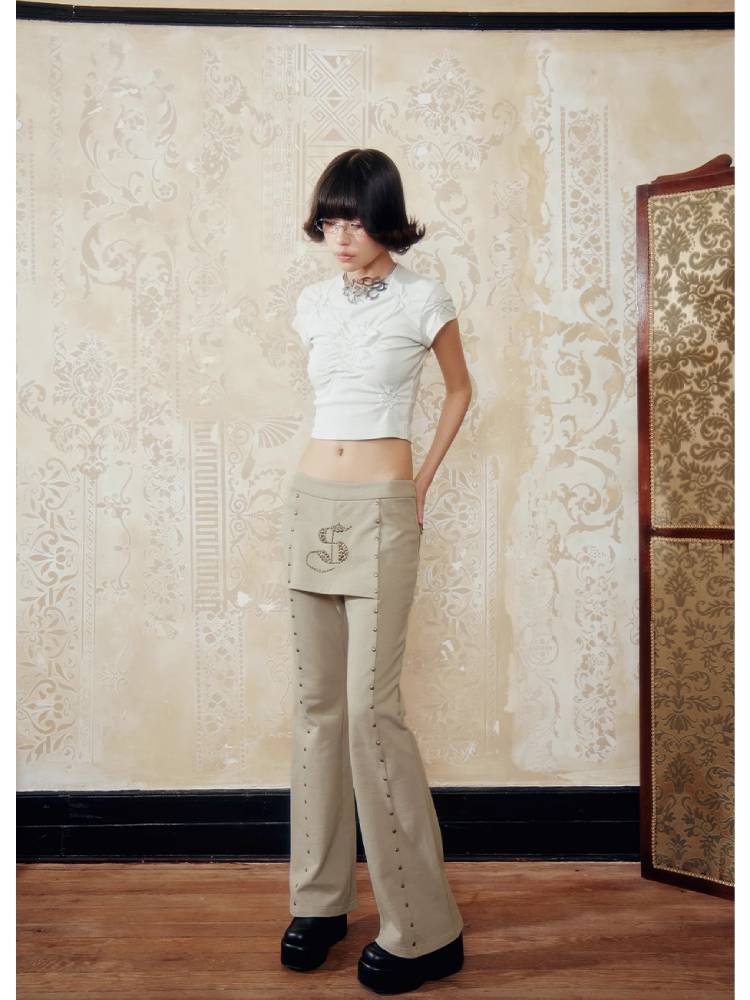 Casual slim pants