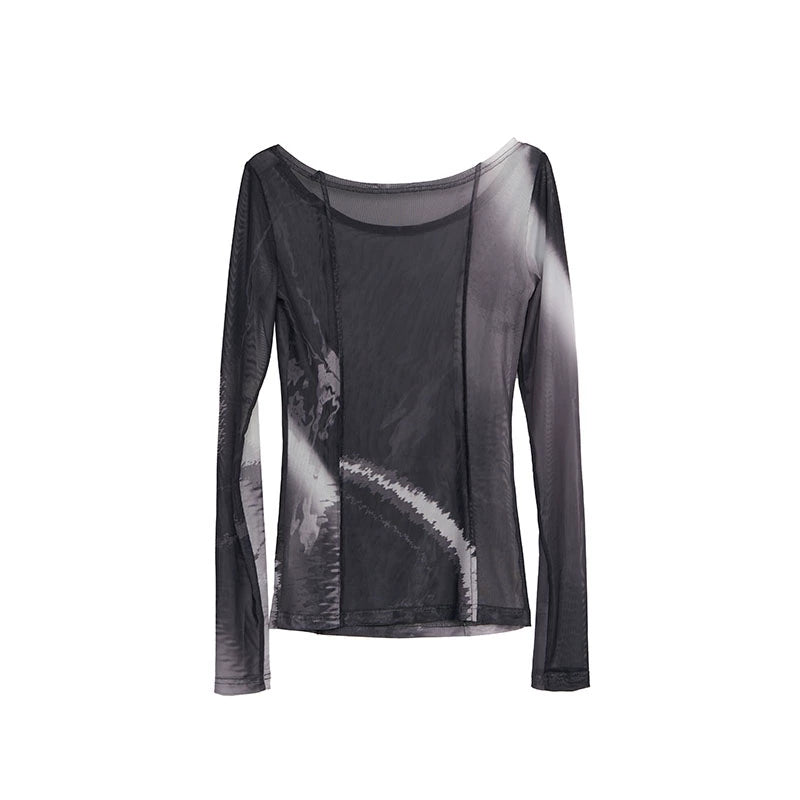 Chic Black Silk T-Shirt Dress