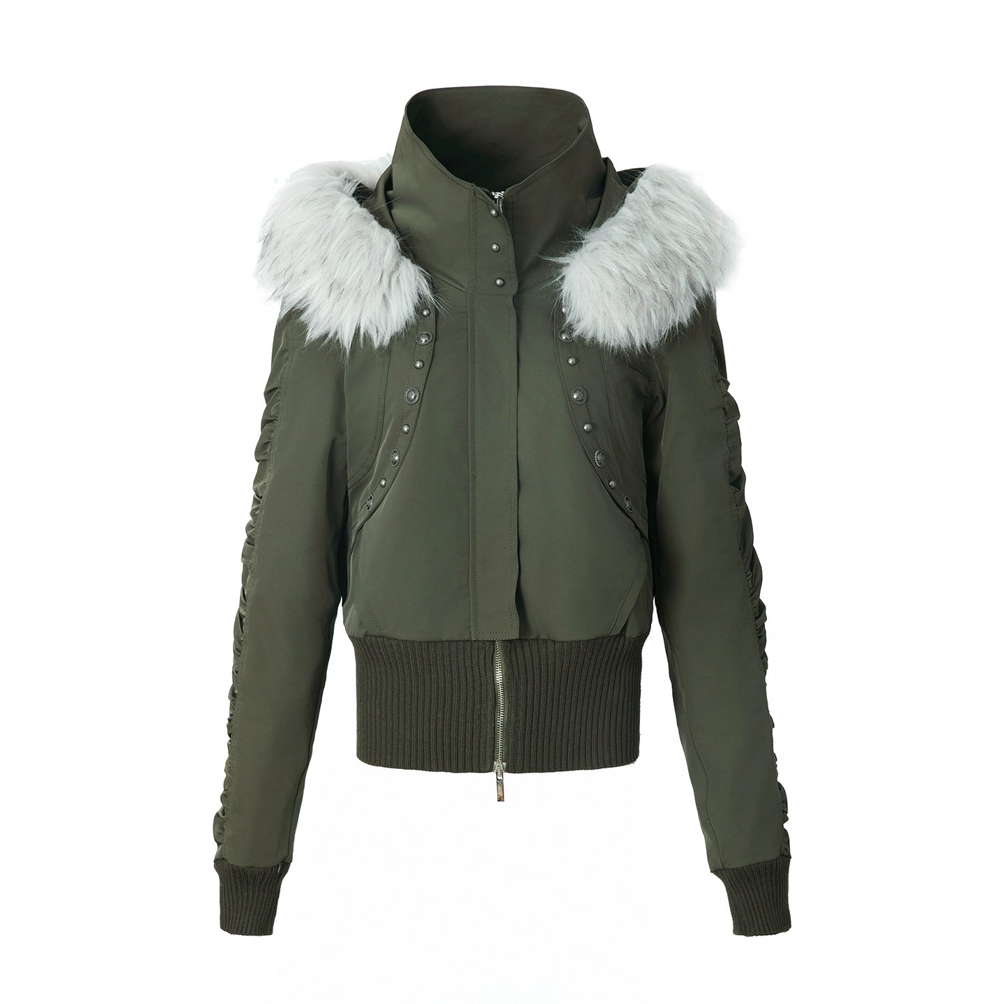 Autumn Short Waist Fur Jacket