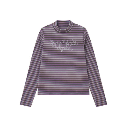 Sugar Melody Striped Long-Sleeved Top