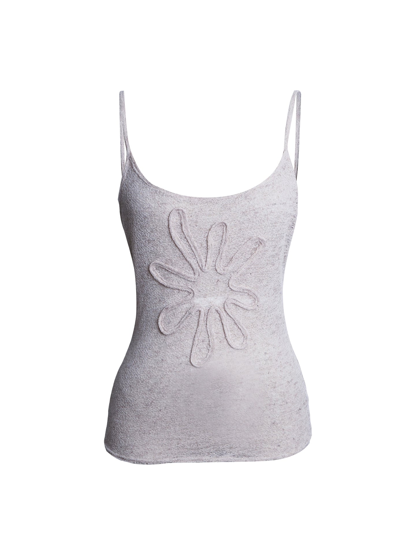 Solid Color Embroidery Vest Top