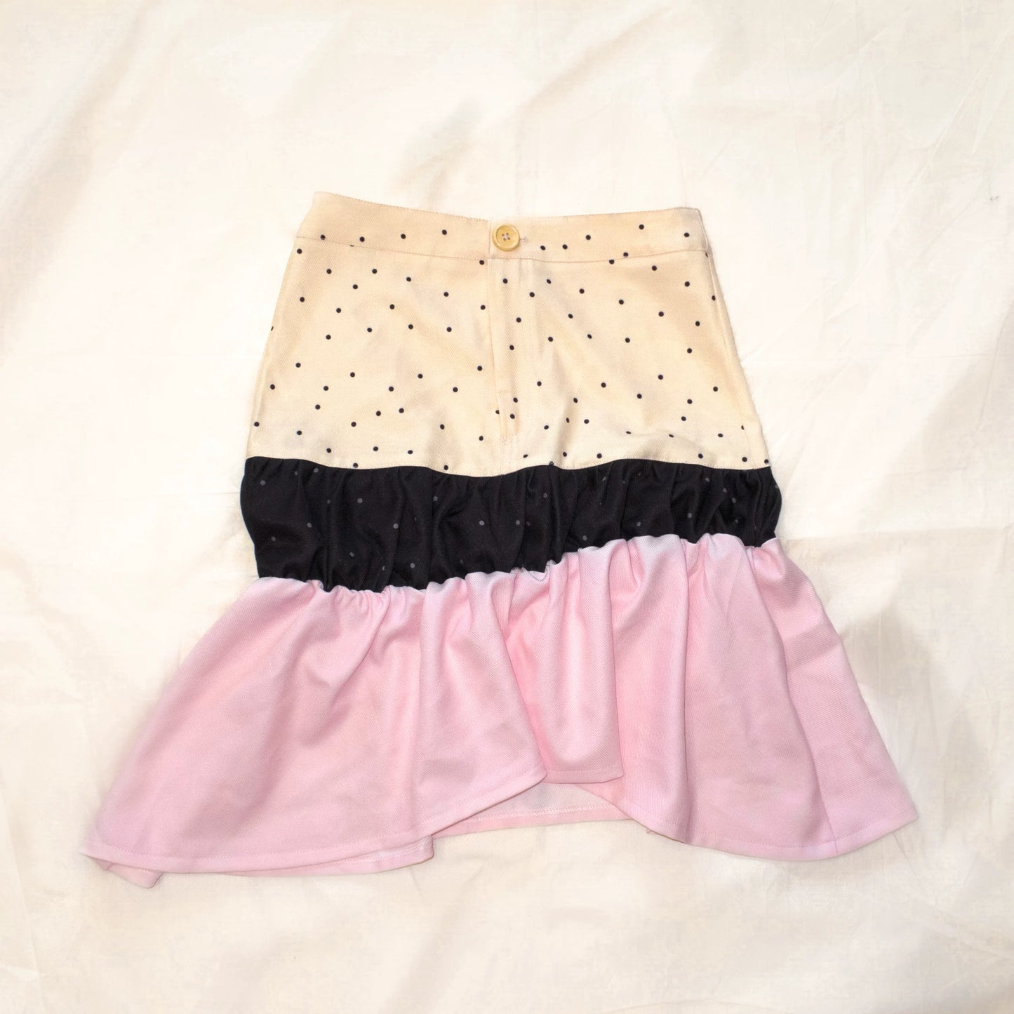 Polka Dot Irregular Skirt