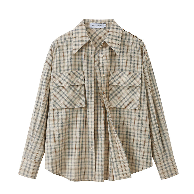 Layered Check Shirt