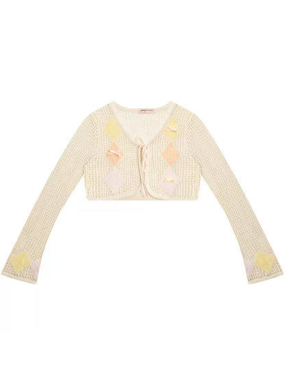 Thin sunscreen knit cardigan