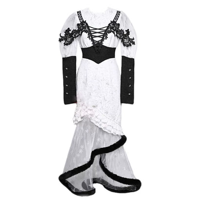 Winter Carol Gothic Mermaid Dress