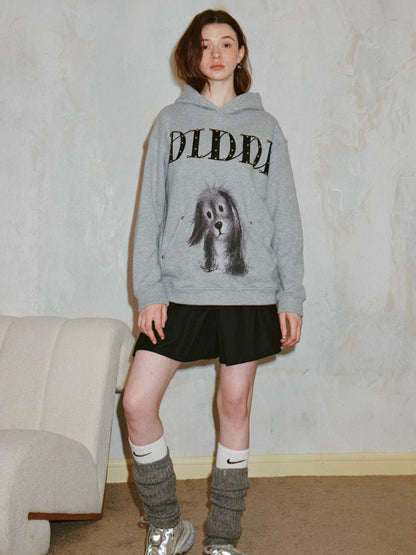 Hooded printed sweatshirt