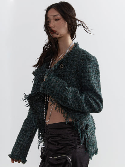 Green Fairy Tale Wanderer Short Jacket