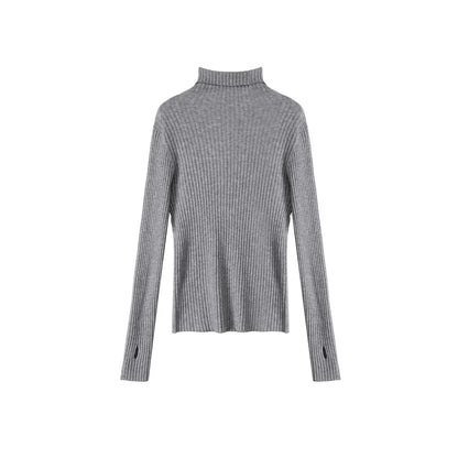 Soft Cloud Ribbed Turtleneck Sweater