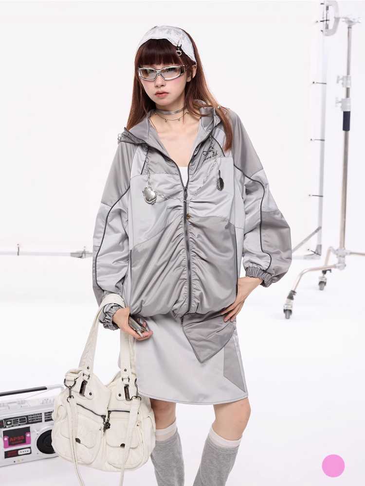 Silver stitch coat