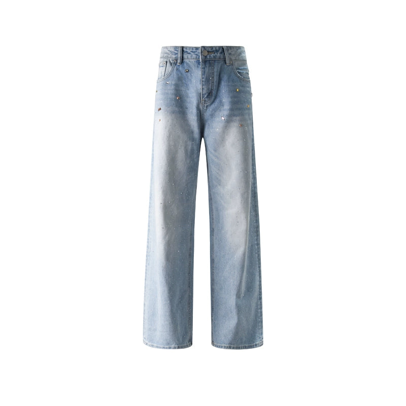 Starry Sky Gemstone Jeans