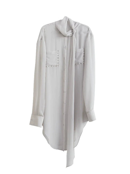 Long chiffon shirt