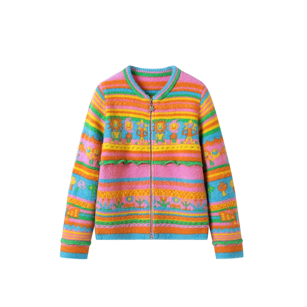 Colorful Paradise Knit Cardigan