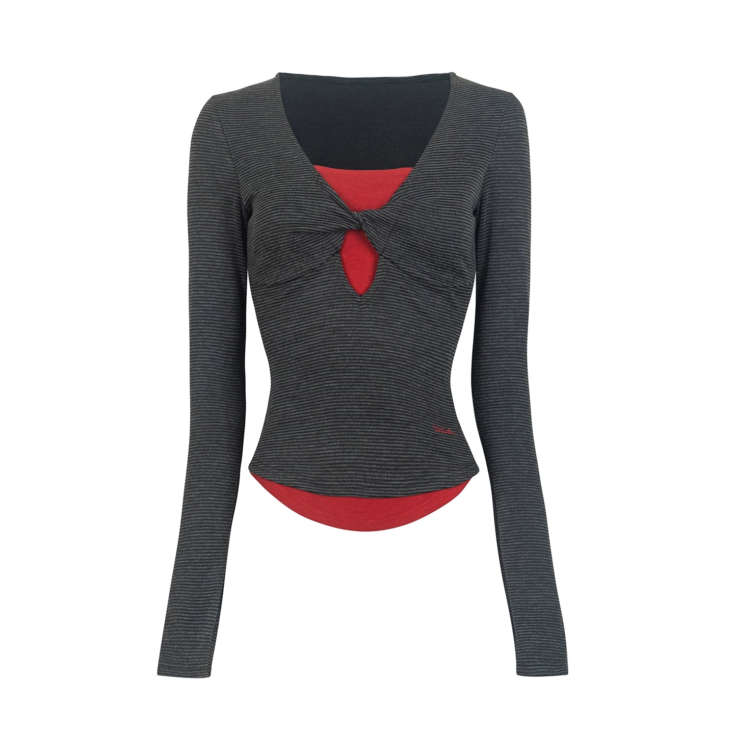 Color-Block Patchwork Base T-Shirt