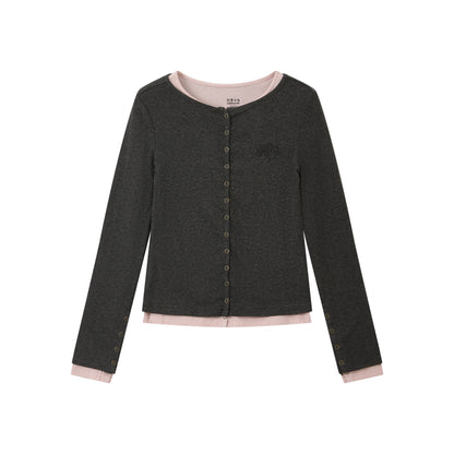 Interlude Embroidered Slimming Top