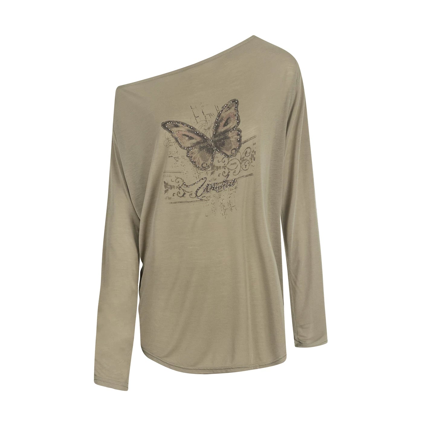 Off-Shoulder Printed Top