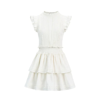 College Style Tea Break Solid Dress