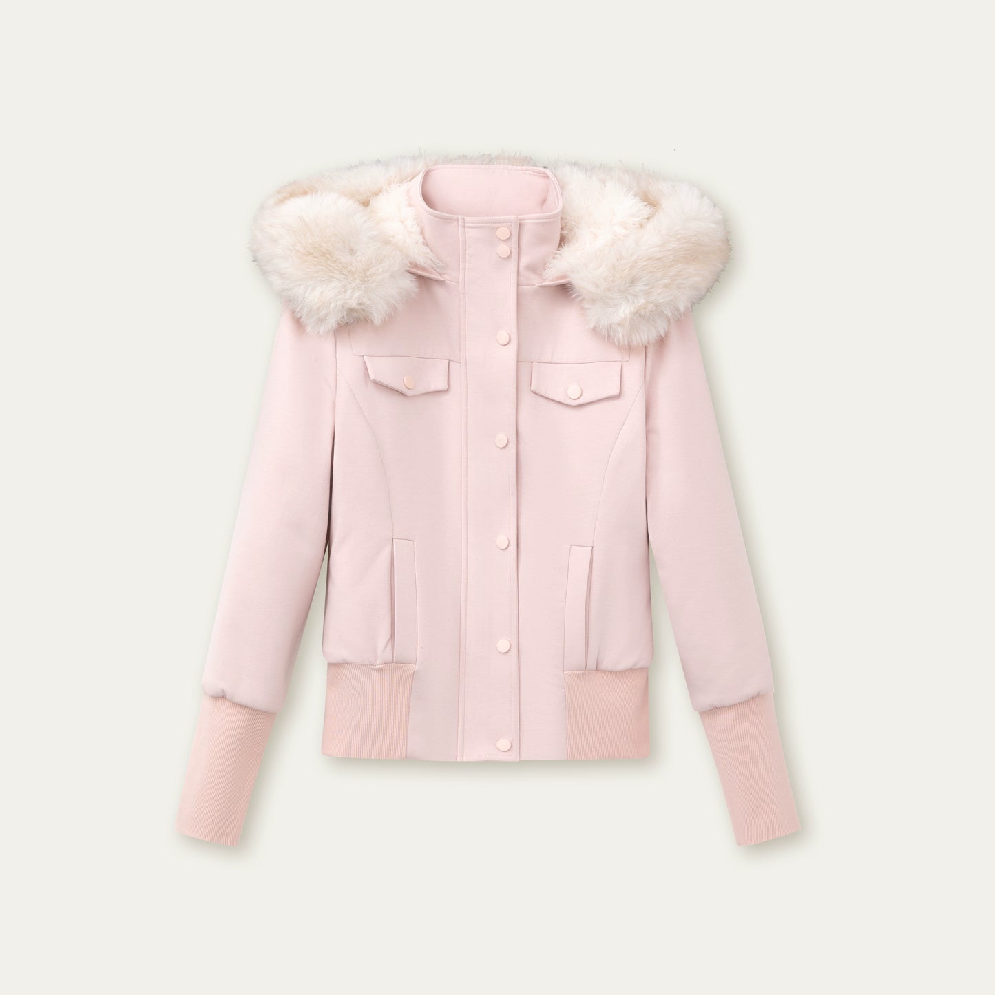 Vintage Fur Collar Fleece Jacket