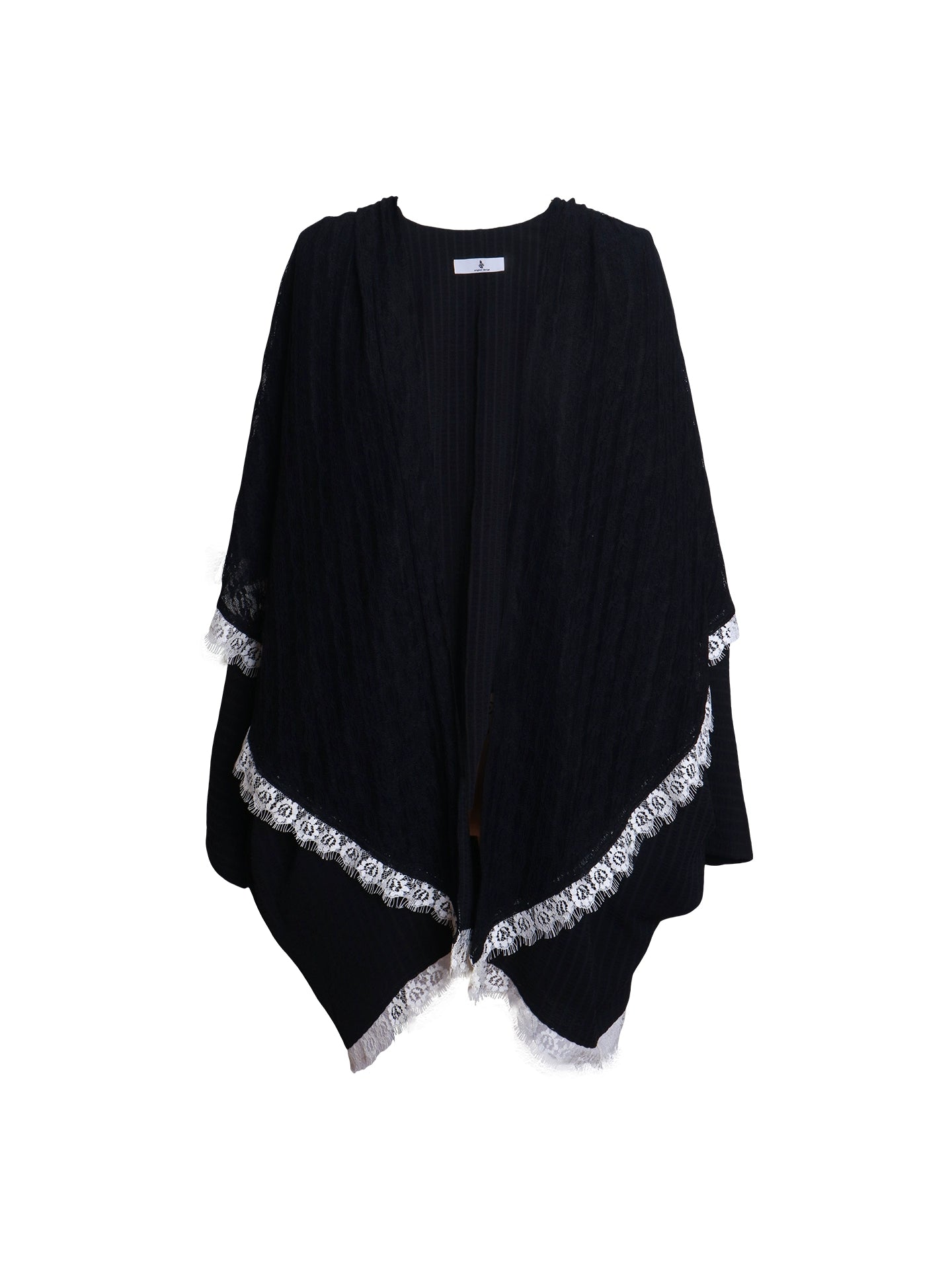 Vintage Paneled Lace Cropped Cardigan Coat