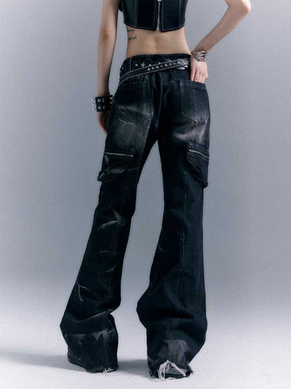 Low waist bootcut pants