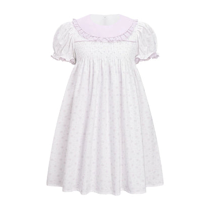 Light Purple Floral Princess Dress