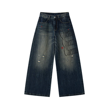 High-Waisted Flared Jeans