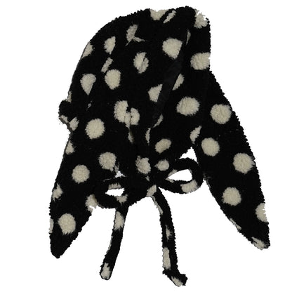 Happy Polka Dot Rabbit Ears Bow Hat