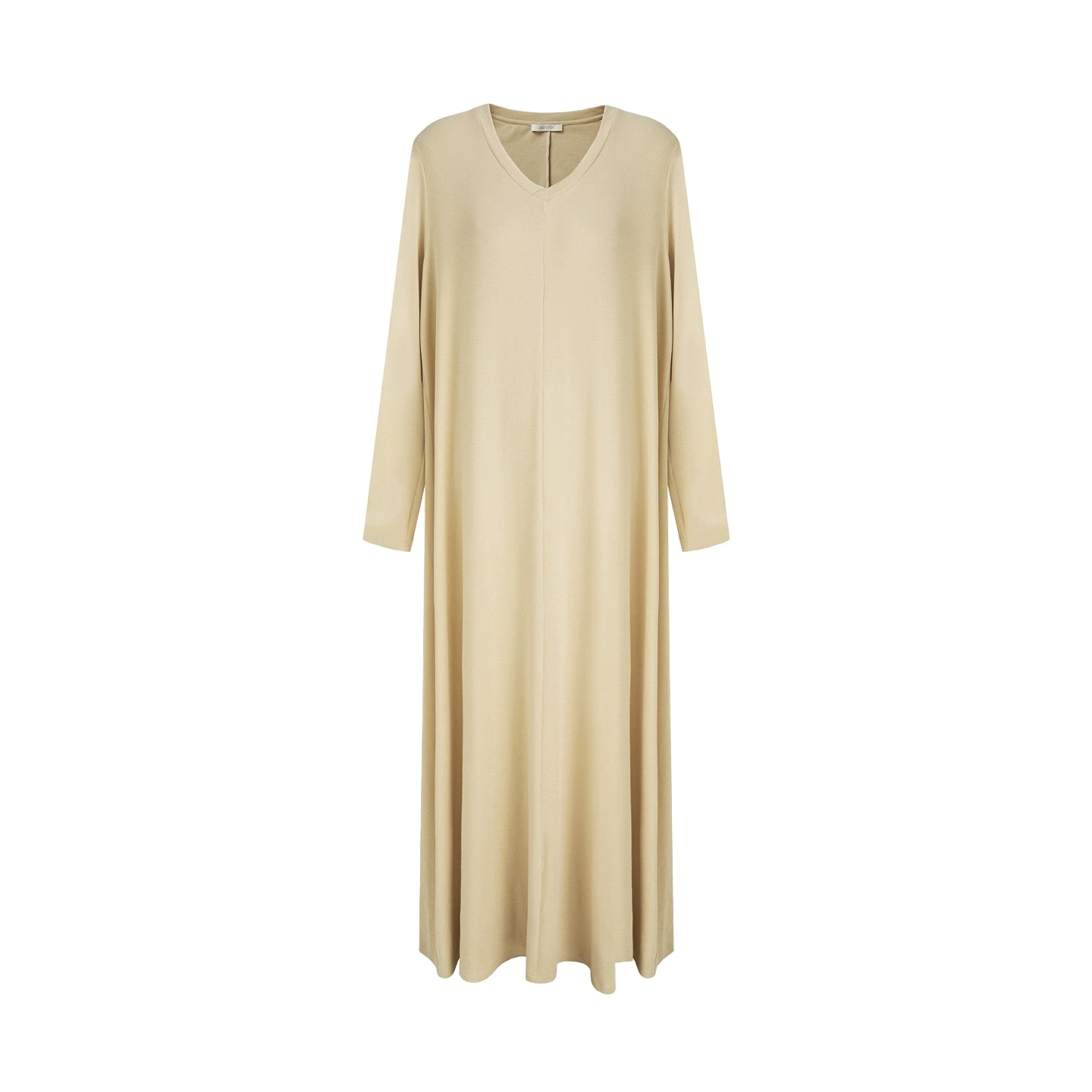 Smooth Wide Neck Straight Dress