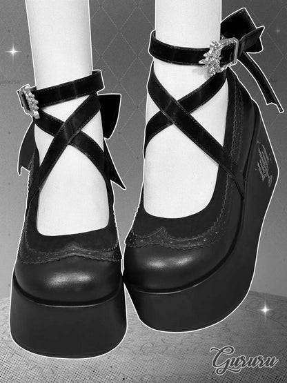 Mary jane platform shoes