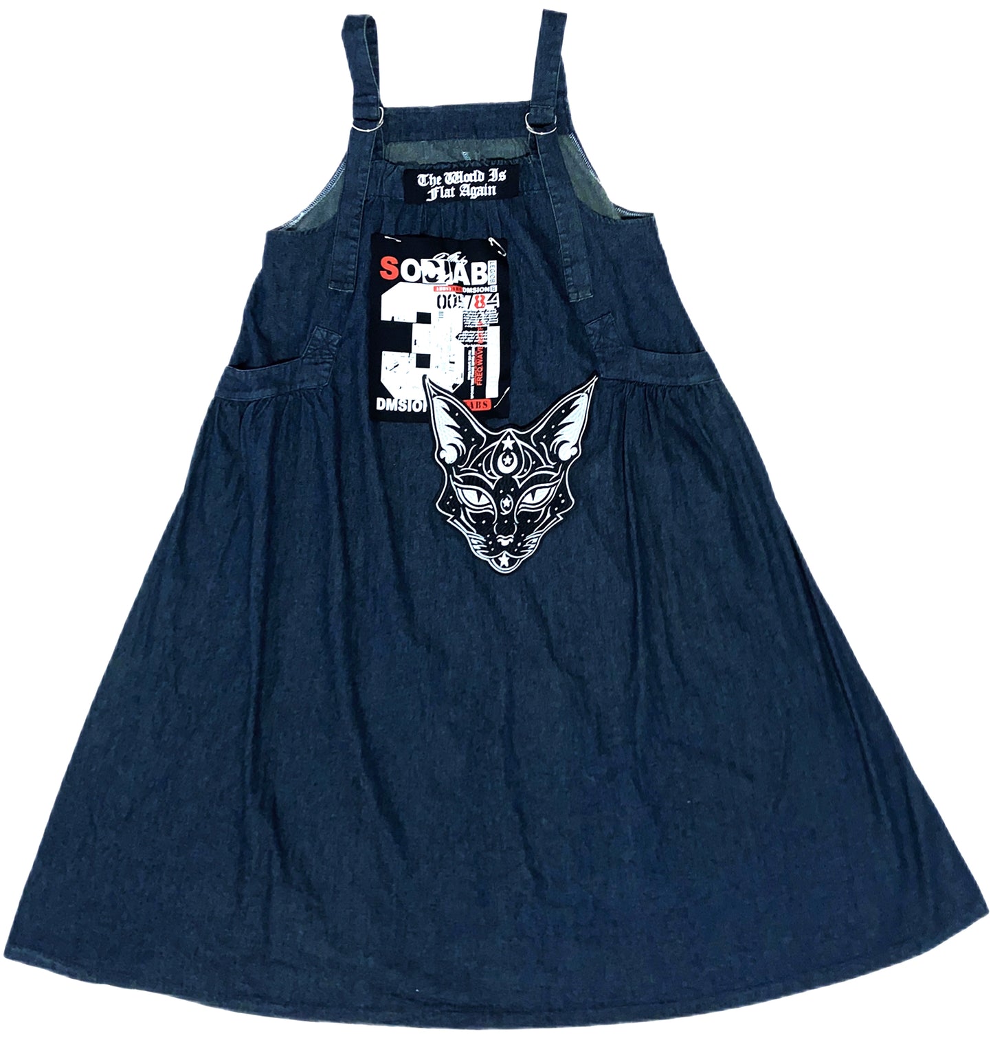 Denim Retro Long Dress