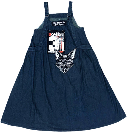 Denim Retro Long Dress