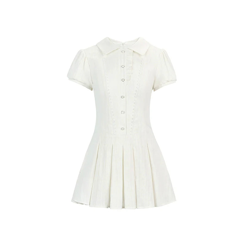 College Style Hot Girl Tea Break Dress