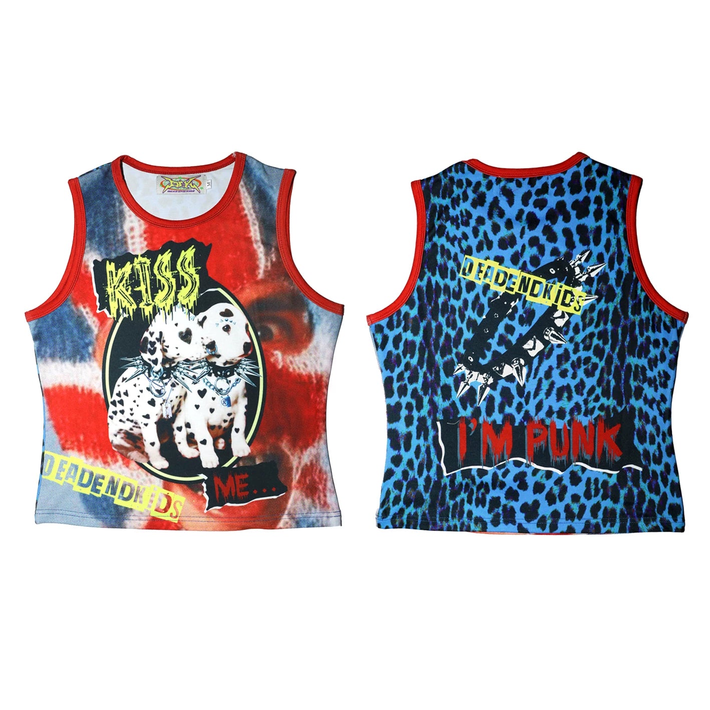Amerikanisches Y2K-Tanktop mit Print
