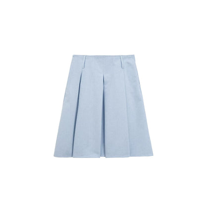 Elegant Pleated Midi Skirt