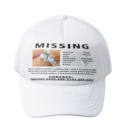 Ring Finding Baseball Cap